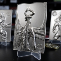 Magic the Gathering MTG Silver Plated Nicol Bolas Metal Collectible