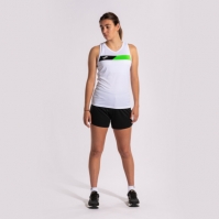 Camasa Court Sleeveless White Fluor Green Black Joma