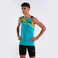 Camasa Elite X Sleeveless Fluor Turquoise Black Joma