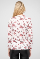 Bluse mit Knopfleiste und Blumen Print Cloud5ive