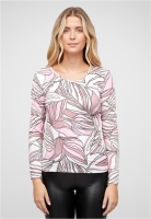 Langarm Top mit Bl䴴er Print Cloud5ive