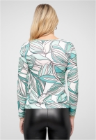 Langarm Top mit Bl䴴er Print Cloud5ive