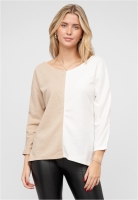 2-Tone Pullover mit Vokuhila Schnitt Cloud5ive