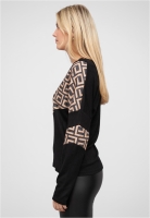 Bluza trening V-Neck Pullover mit Geo-Print Cloud5ive