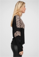 Bluza trening V-Neck Pullover mit Geo-Print Cloud5ive