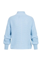 Pullover mit Stehrollkragen und V-Ausschnitt Cloud5ive