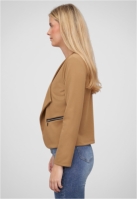 Cloud5ive Damen Blazer mit 2-Zip-Pockets und Reverskragen