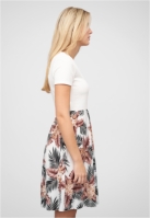 Camasa T--Kleid 2-Tone mit Palmenprint