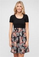 Camasa T--Kleid 2-Tone mit Palmenprint