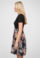 Camasa T--Kleid 2-Tone mit Palmenprint