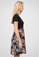 Camasa T--Kleid 2-Tone mit Palmenprint