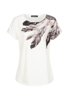 Camasa Cloud5ive Damen Viskose T- mit Traumf?nger Print