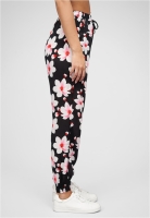 Viskose Hose mit Bndchen 2-Pockets Big Flowers Cloud5ive