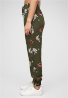 Viskose Hose mit Bndchen 2-Pockets Floraler Print Cloud5ive