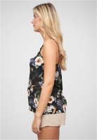 Viskose Tr䧥r Top mit Tropical Print Cloud5ive