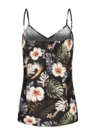 Viskose Tr䧥r Top mit Tropical Print Cloud5ive