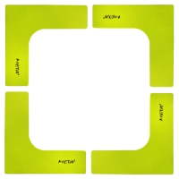 Marcaj Set Flat Corner . of 4 (lime) META