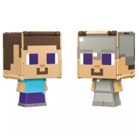 Minecraft Minecraft Flippin Figs Steve in Iron Armor Action Figure