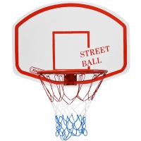 Minge Baschet Kimet Street Ball backboard+white-red ring