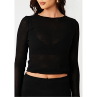 Missy Empire Knit Flare Cuff Top