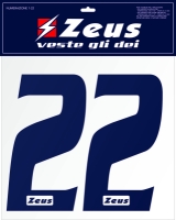 NUMERAZIONE 1-22 cm 10 Zeus bleumarin