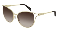 Ochelari de soare ALEXANDER MCQUEEN AM0194S-002 pentru Femei auriu