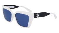 Ochelari de soare Calvin Klein Jeans CKJ22639S-100 pentru Femei alb