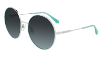 Ochelari de soare Calvin Klein Jeans CKJ21212S-48 pentru Femei argintiu