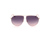 Ochelari de soare Unisex GUESS GU5208-6428B roz auriu