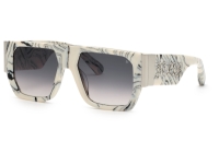 Ochelari de soare MAN PHILIPP PLEIN SPP094M5409YL alb