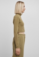 Organic Cropped Turtelneck Longsleeve dama Urban Classics