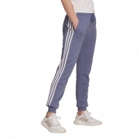 Pantalon Spodnie dresowe damskie adidas Essentials French Terry 3-Stripes fioletowe H42011