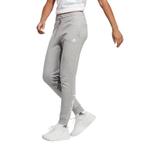 Pantalon adidas Essentials Linear French Terry Cuffed 's gray IC8816 dama