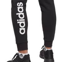 Pantalon adidas Essentials Linear French Terry Cuffed 's black IC6868 dama