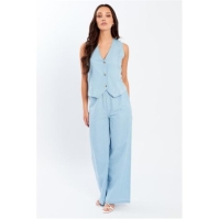 Pantalon Combat Be You Chambray Wide leg