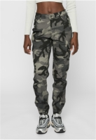 Pantalon High Waist Camo Cargo dama Urban Classics