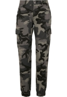 Pantalon High Waist Camo Cargo dama Urban Classics