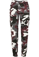 Pantalon High Waist Camo Cargo dama Urban Classics