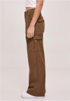 Pantalon High Waist Wide Leg Twill Cargo dama Urban Classics