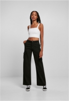 Pantalon High Waist Straight Cargo dama Urban Classics