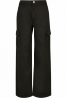 Pantalon High Waist Straight Cargo dama Urban Classics