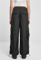 Pantalon Wide Crinkle Nylon Cargo dama Urban Classics