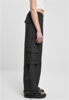 Pantalon Wide Crinkle Nylon Cargo dama Urban Classics