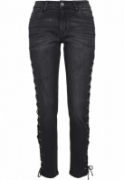 Pantalon Denim Lace Up Skinny dama Urban Classics