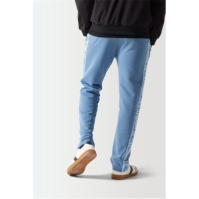 11 Degrees Retro Taped Slim Fit Joggers - Elemental Blue