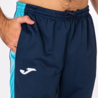 Pantalon Long Championship Iv Navy-turquoise Fluor Joma