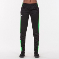 Pantalon Long Championship Iv Black-fluor Green dama Joma