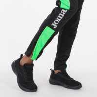 Pantalon Long Championship Iv Black-fluor Green dama Joma