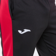 Pantalon Long Champion Iv Black-red Joma