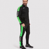 Pantalon Long Championship Iv Black-green Fluor Joma